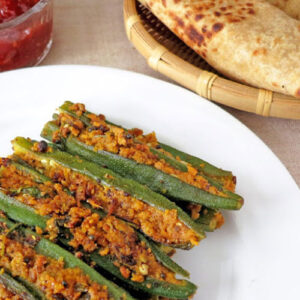 Bhindi-Sambhariya-Lunch